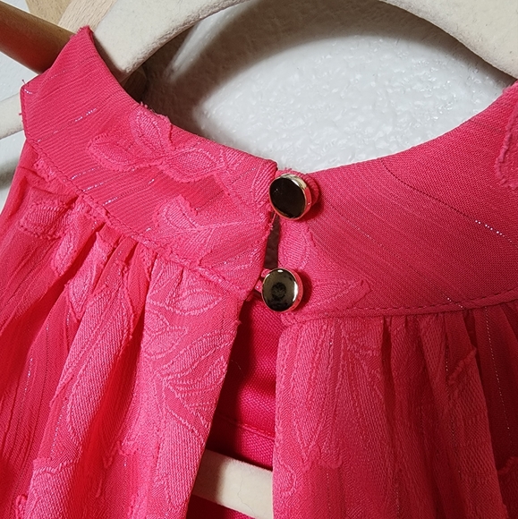 Julia Jordan Floral Sleeveless Tiered Maxi Dress In Pink - Picture 8 of 13